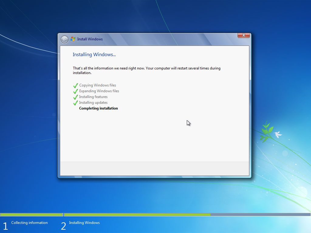 How to reinstall windows 7